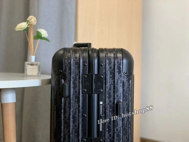 Rimowa X Dior合作限量款原單彈跳拉杆行李箱 巴黎春夏新品旅行箱 gdx1272